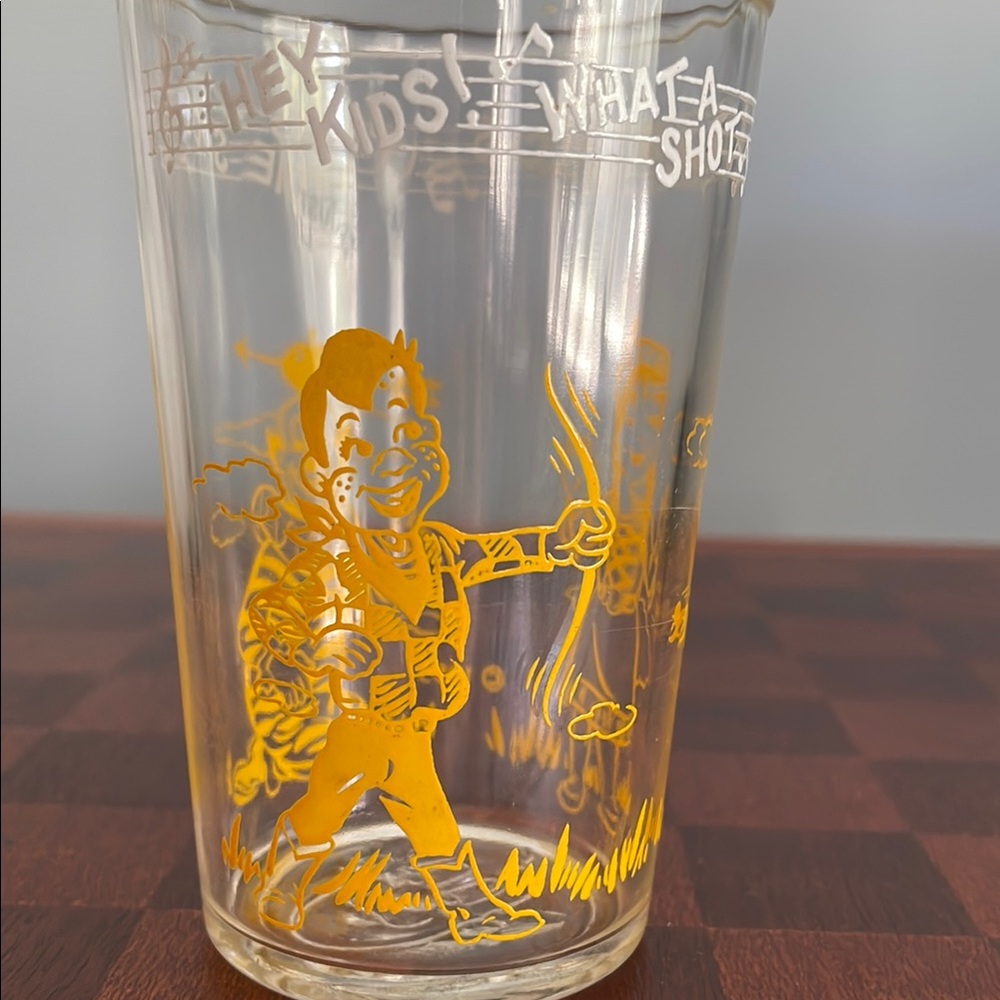 Rare Vintage Howdy Doody Jelly Glass
